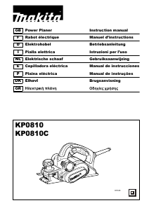 Bedienungsanleitung Makita KP0810C Hobel