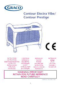 Bedienungsanleitung Graco Contour Prestige Babybett