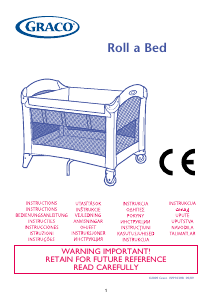 Manual Graco Roll a Bed Berço