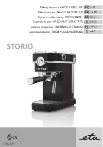 Instrukcja Eta Storio 6181 90030 Ekspres do espresso