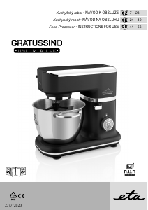 Handleiding Eta Gratussino R.U.R 0023 90110 Standmixer