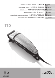 Návod Eta Ted 5341 90000 Strojček na vlasy