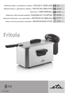 Handleiding Eta Fritola 317290000 Friteuse