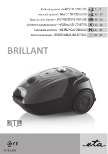 Bruksanvisning Eta Brillant 4220 90000 Dammsugare