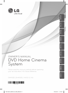 Manual LG DH4130S Home Theater System