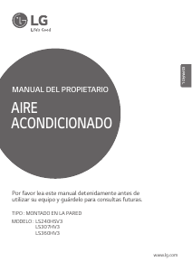 Manual de uso LG LSN240HSV3 Aire acondicionado