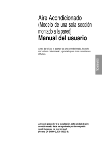 Manual de uso LG AS-H126PAL2 Aire acondicionado
