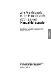Manual de uso LG LSNQ096ABG Aire acondicionado
