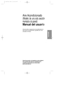 Manual de uso LG LSUJ0761NL Aire acondicionado