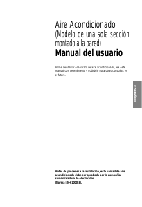 Manual de uso LG ASUW096UMH1 Aire acondicionado