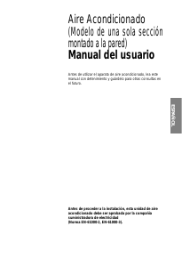 Manual de uso LG ASNH146TLM0 Aire acondicionado