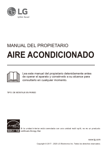 Manual de uso LG LSN243HLV Aire acondicionado