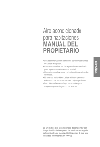 Manual de uso LG LS-H126PMC0 Aire acondicionado