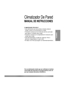 Manual de uso LG LS-P0960HL Aire acondicionado