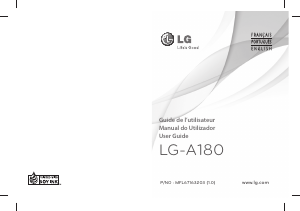 Manual LG A180 Mobile Phone