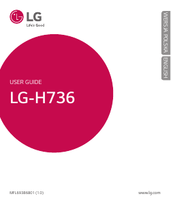 Manual LG H736 Mobile Phone