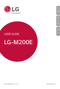 Manual LG M200E Mobile Phone