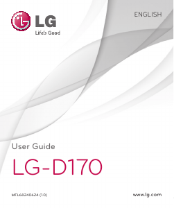 Manual LG D170 Mobile Phone