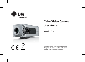 Manual LG LSX701P-B Security Camera