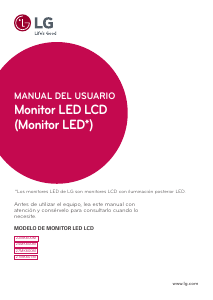Manual de uso LG 27MK600M-W Monitor de LED