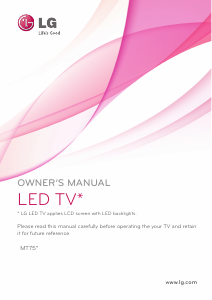 Bruksanvisning LG 27MT75D-PZ LED skärm