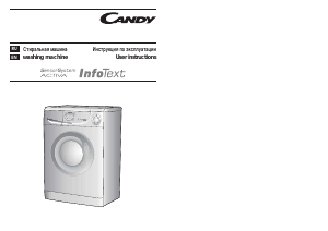 Handleiding Candy TS 105 TXT Wasmachine