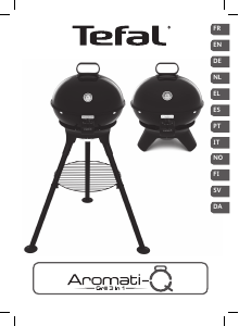 Bruksanvisning Tefal BG916812 Aromati 3in1 Grill