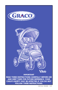 Bruksanvisning Graco Vivo Barnvagn