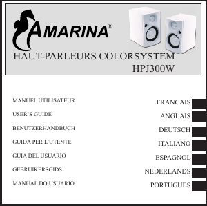 Mode d’emploi Amarina HPJ300W Haut-parleur