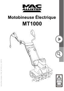 Mode d’emploi MacAllister MT1000 Cultivateur
