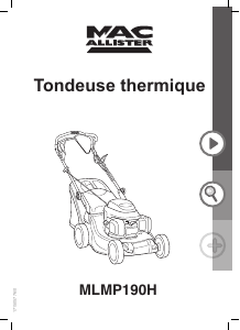 Mode d’emploi MacAllister MLMP190H Tondeuse à gazon