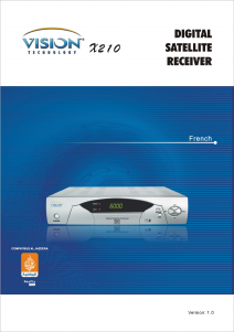 Mode d’emploi Vision Technology X210 Récepteur numérique