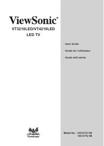 Mode d’emploi ViewSonic VT3210LED Téléviseur LED