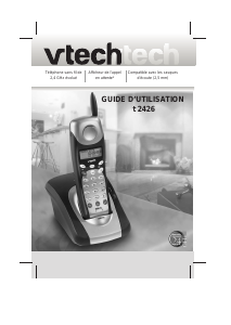 Mode d’emploi VTech t2426 Téléphone sans fil