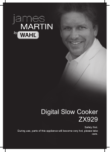 Bruksanvisning Wahl ZX929 James Martin Slow cooker