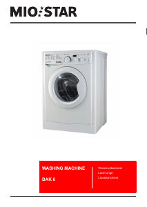 Mode d’emploi Mio Star BAK6 Lave-linge