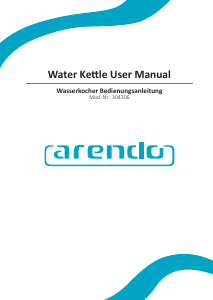 Handleiding Arendo 304306 Waterkoker