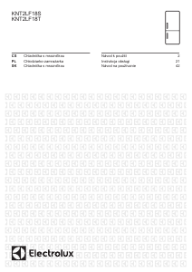 Manuál Electrolux KNT2LF18S Lednice s mrazákem