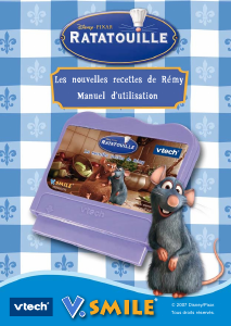 Mode d’emploi VTech V.Smile Ratatouille - Les nouvelle recettes de Remy