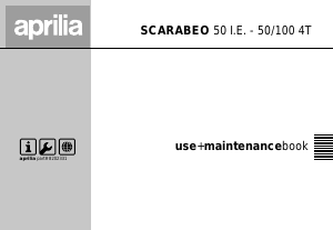 Mode d’emploi Aprilia Scarabeo 50 I.E. (2002) Scooter