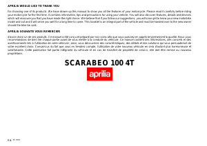Mode d’emploi Aprilia Scarabeo 100 4T (2006) Scooter