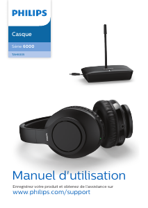 Mode d’emploi Philips TAH6005BK Casque