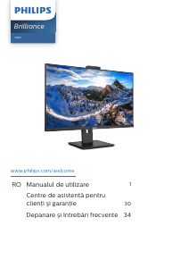 Manual Philips 326P1H Brilliance Monitor LED