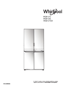 Mode d’emploi Whirlpool WQ9 U2L Réfrigérateur combiné