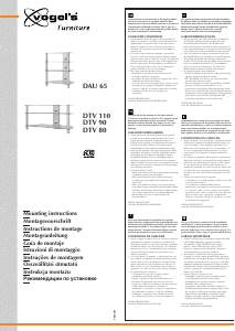 Handleiding Vogel's DTV 110 TV meubel