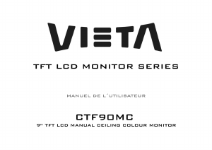 Mode d’emploi Vieta CTF90MC Moniteur LCD