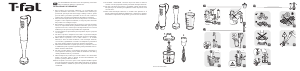 Manual de uso Tefal HB2B18MX Batidora de mano