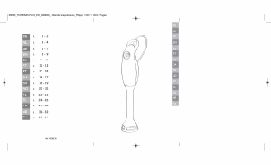 Manuale Tefal HB1601MX Frullatore a mano