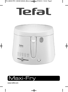Посібник Tefal FF100073 Maxi-Fry Фритюрниця