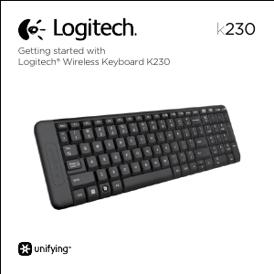 Manual Logitech K230 Tastatură
